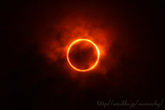 金環日食なおしゃしん