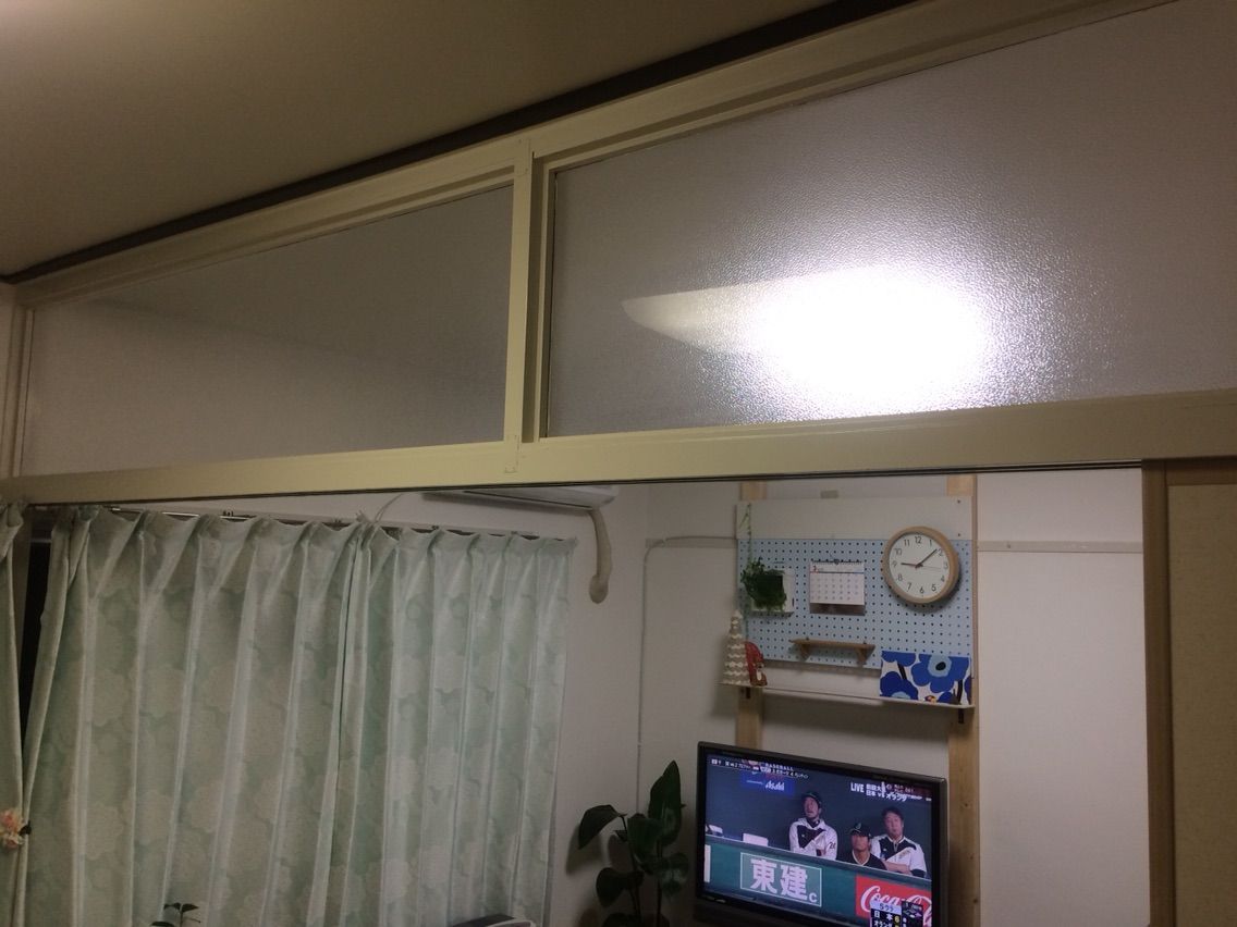 仕切のふすまを全部外す 団地でひとり暮らし 仕切のふすまを全部外す 団地でひとり暮らし