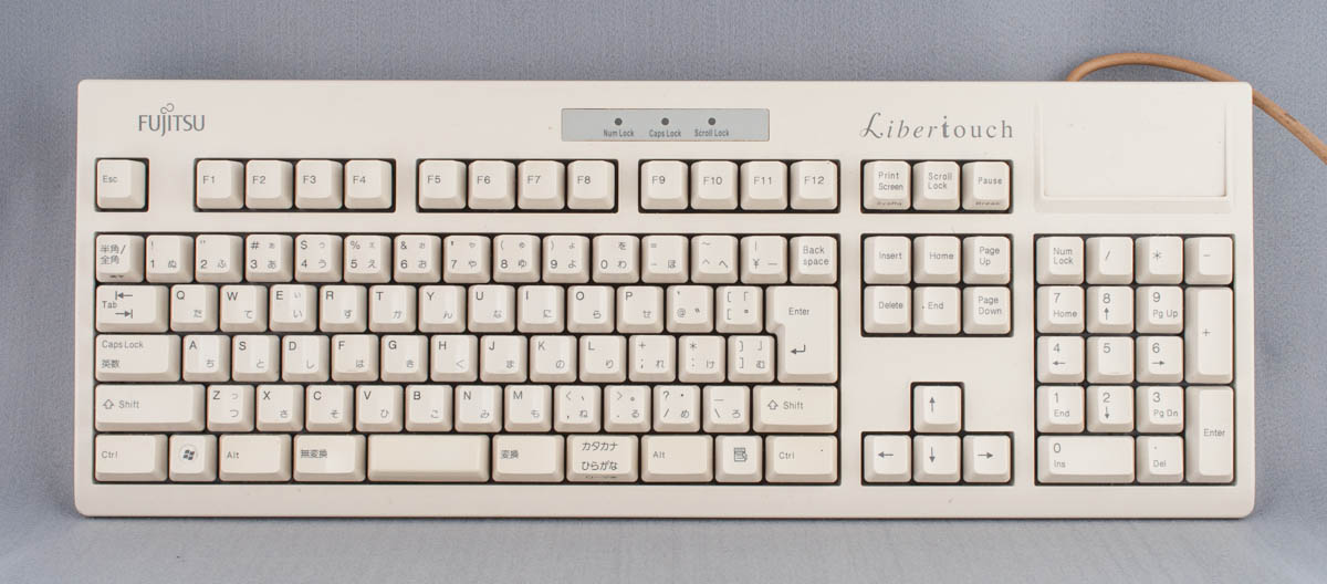 【美品】リベルタッチ Libertouch (FKB8540-051/W) 富士通コンポーネント【Made in Japan 高級キーボード】 リベルタッチ Libertouch FKB8540-051/W 美品】リベルタッチ
