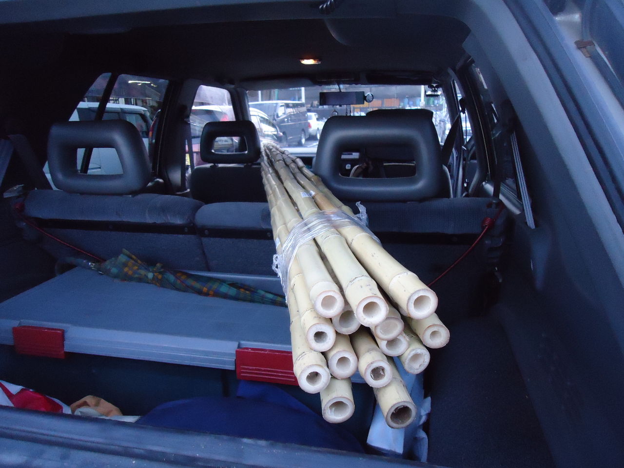 ももんが造園 竹垣の改修 ももんがの飛膜