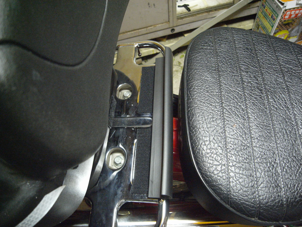 ｃｔ１１０ カスタム インプレ３６ 携行予備タンク装着つづき ももんがの飛膜