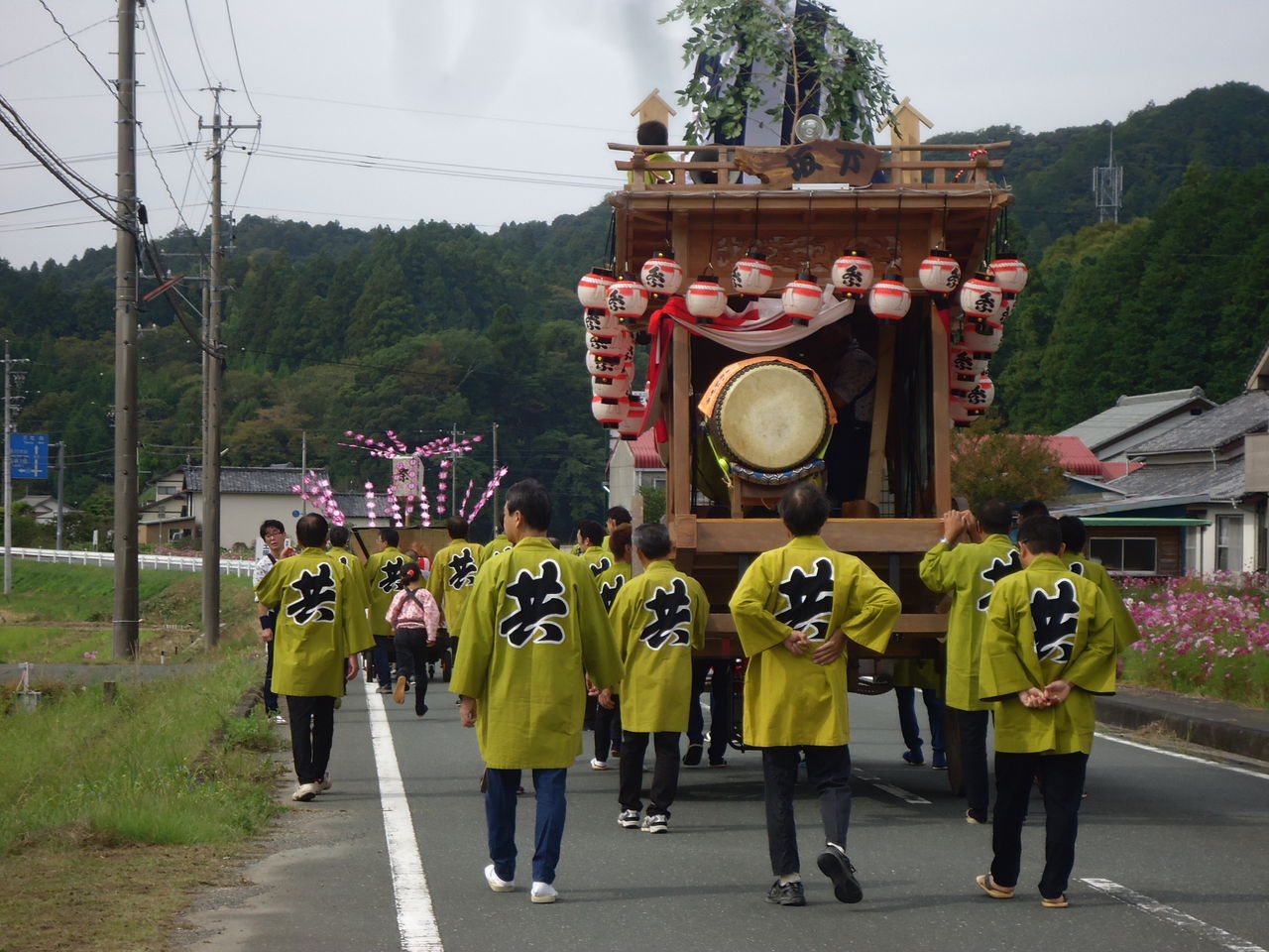 ｃｔ１１０で遠州の屋台めぐり ももんがの飛膜