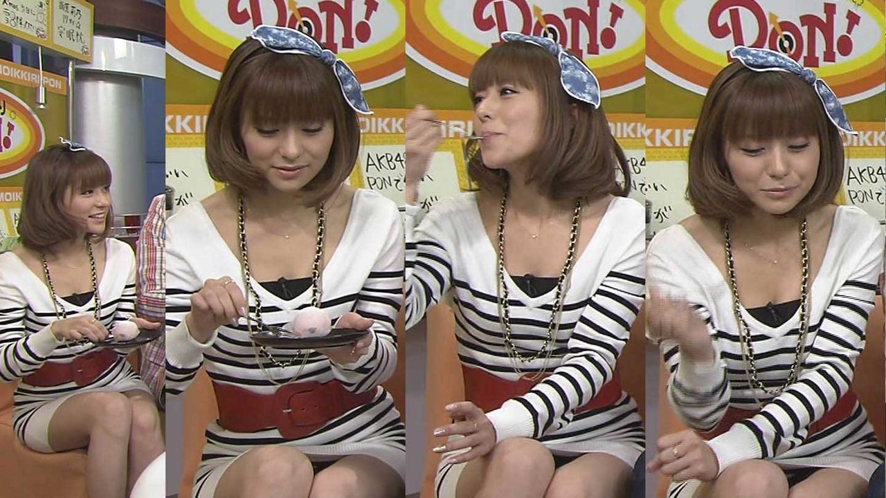 神戸蘭子 おもいっきりponで黒色パンツの横からはみ出した無修正のパンチラ画像 Momonihamaruのblog