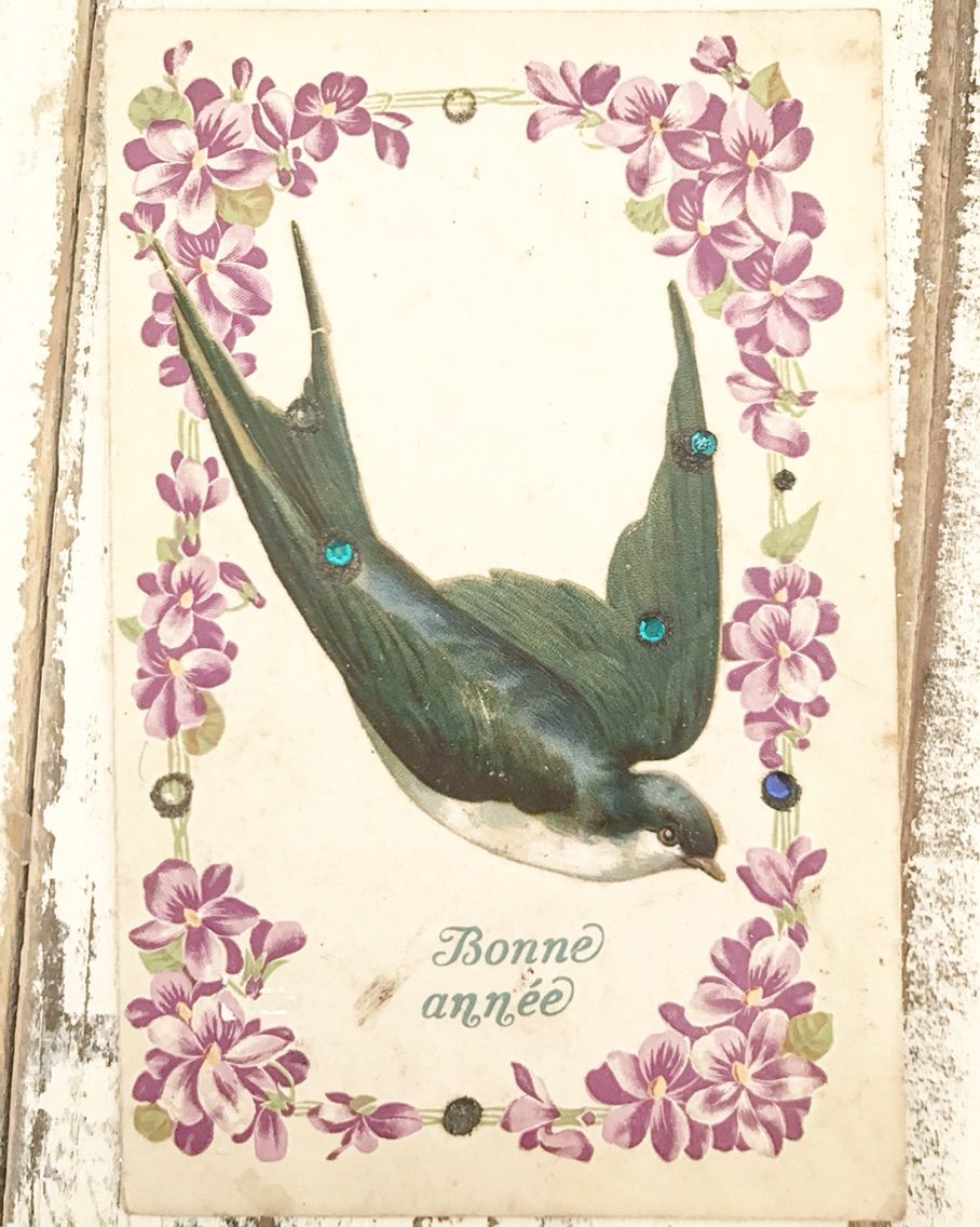 フランスヴィンテージのツバメのポストカードと新しいお仕事 P J S Home And Garden Powered By ライブドアブログ