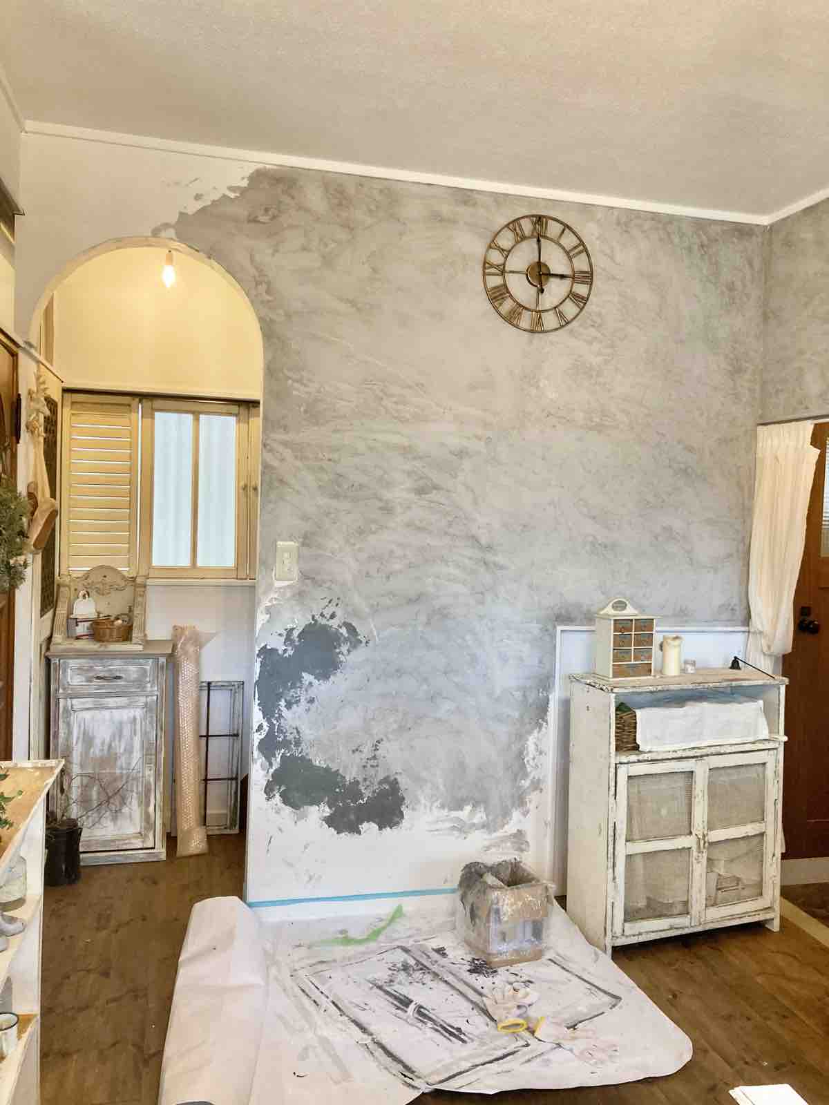 新居リノベ ちょっと失敗気味な壁の漆喰塗り P J S Home And Garden Powered By ライブドアブログ