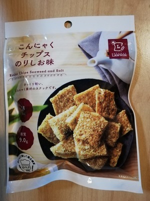 こんにゃくチップスのりしお味