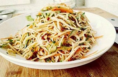 豆腐干絲の和え物