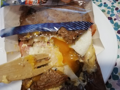 肉バーガ (5)