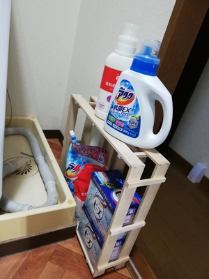 すのこで隙間ラック (4)