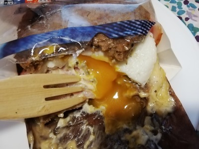 肉バーガ (4)