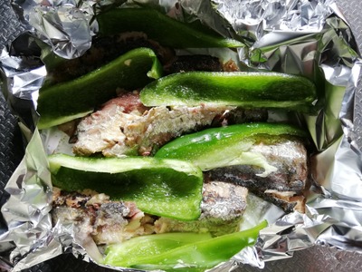 オイルサーディンのブランパン粉焼き