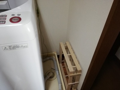 すのこで隙間ラック (3)