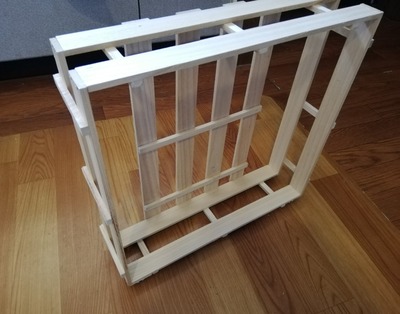 すのこで隙間ラック (2)
