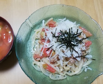 サラダうどん