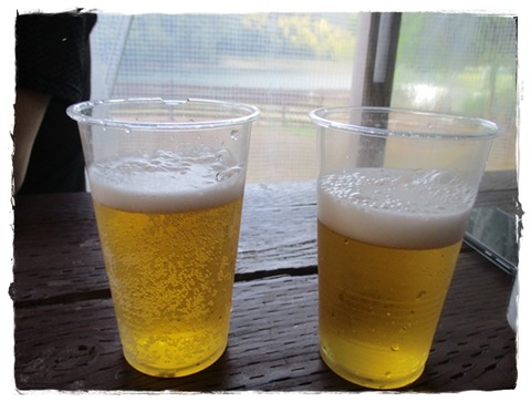 手ぶらでBBQお終い。