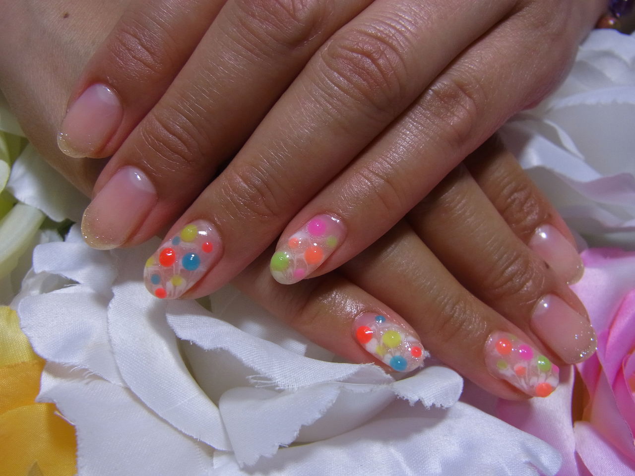 水風船ネイル はっぴ ネイルライフ Mon Favori