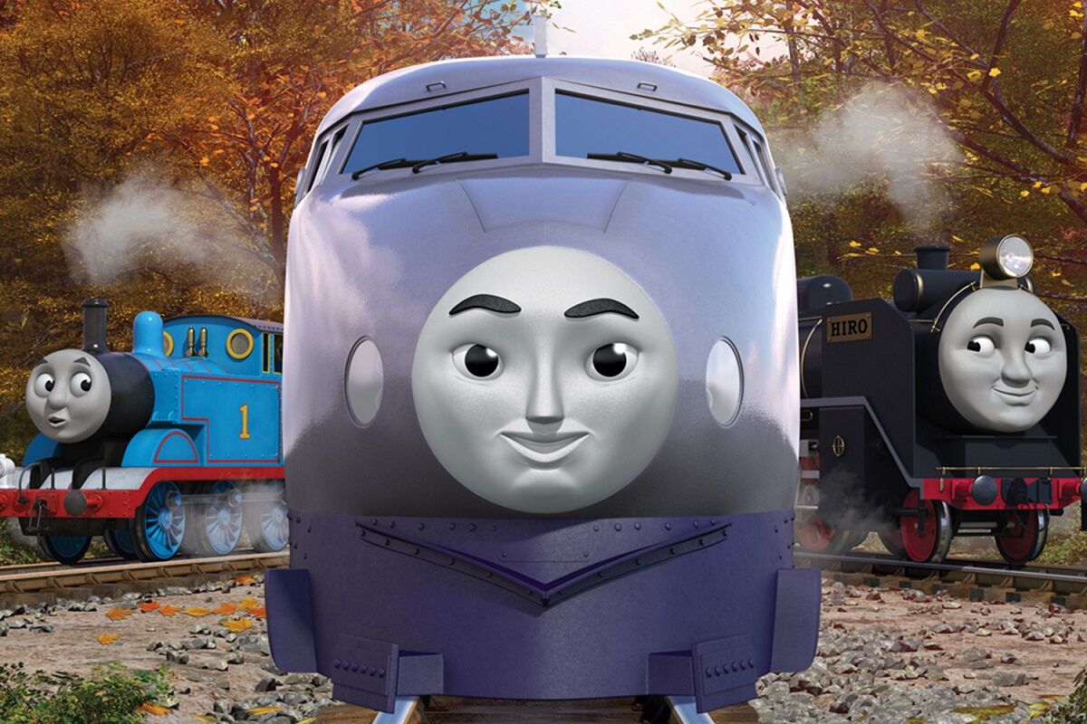 きかんしゃトーマスに新幹線 それも日本人キャラが新登場 さっぱりピーマン