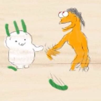 彡 きうりは川にポイーでw W うわあっ 取りに行かなきゃ さっぱりピーマン