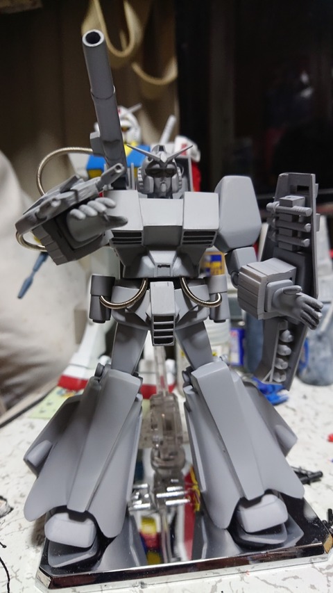フルスクラッチパーフェクトガンダム サフ フルアーマーもな