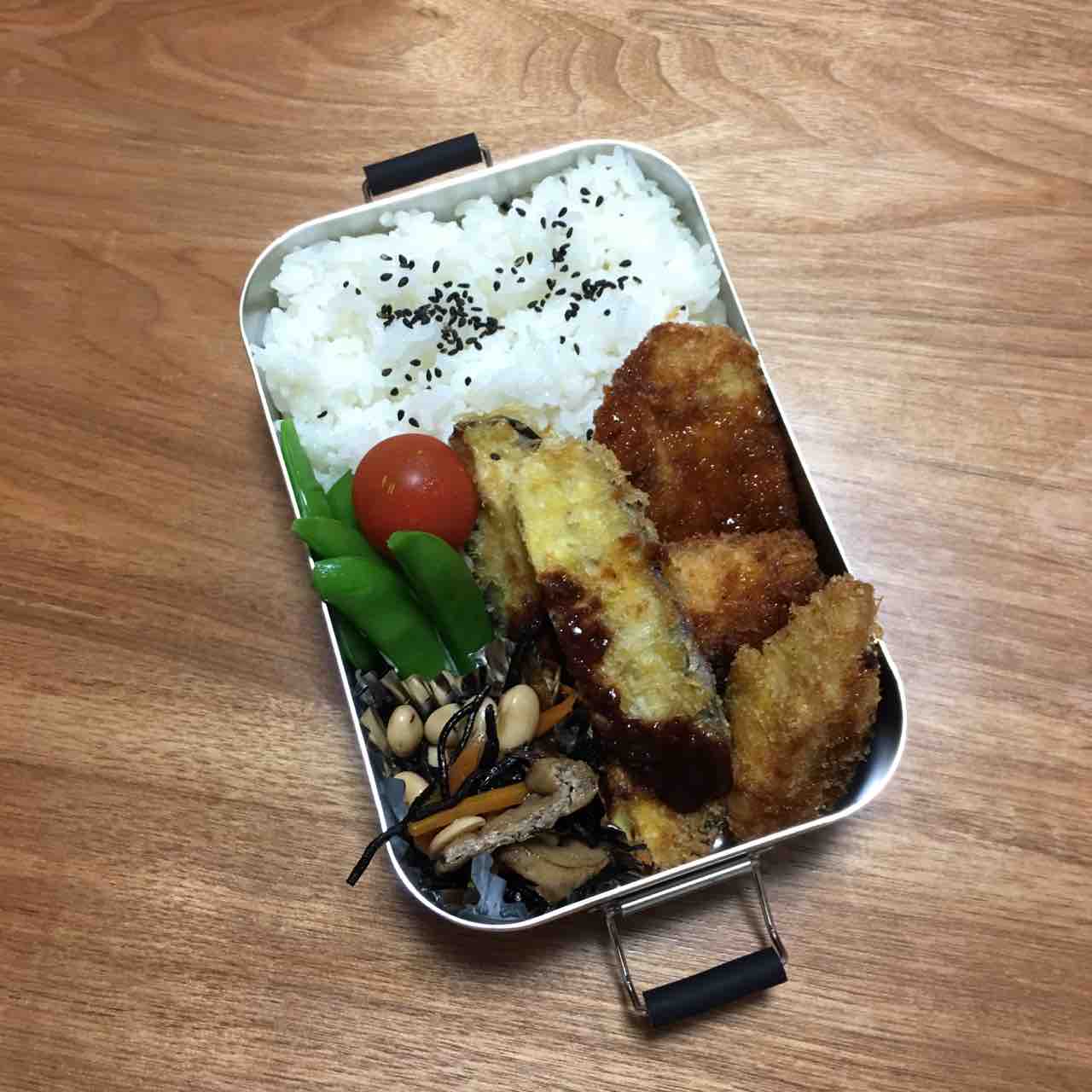 マンダイのフライ弁当 うちのお弁当