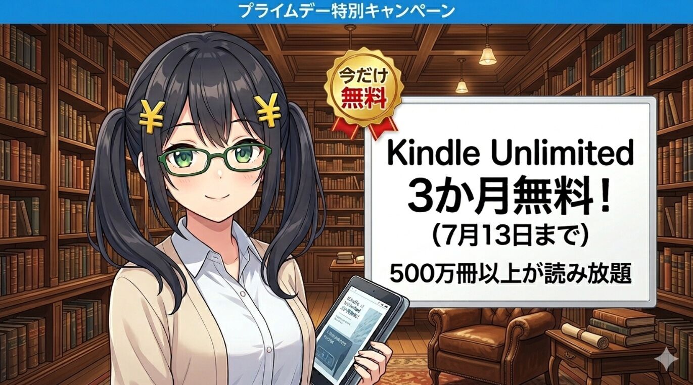 Kindle Unlimited が3ヶ月無料体験