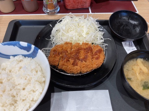 【画像】松のやの定食安すぎだろ