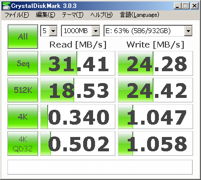 CrystalDiskMark USB2.0