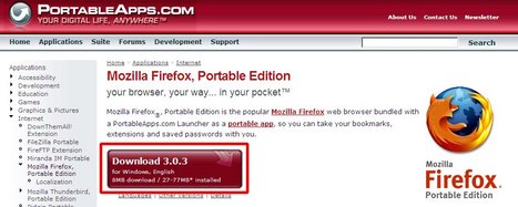 FireFoxPortableダウンロード