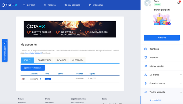 octafxclientportalexample
