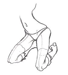 足の描き方 女性編 な猿知恵 我輩は猿である