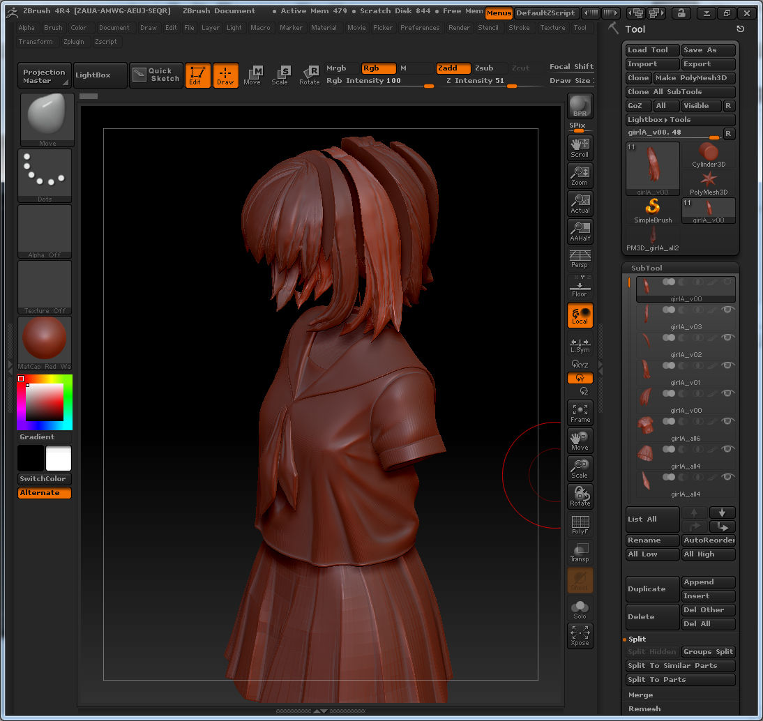 Zbrushジョジョに慣れ候 スカルプト モンキー