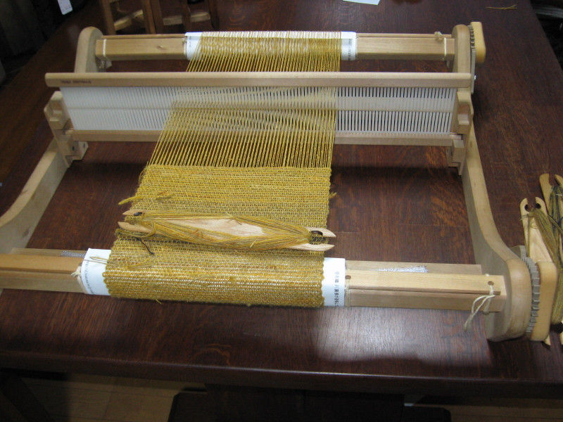 久しぶりにリジッド機で織る モンコの染織日記