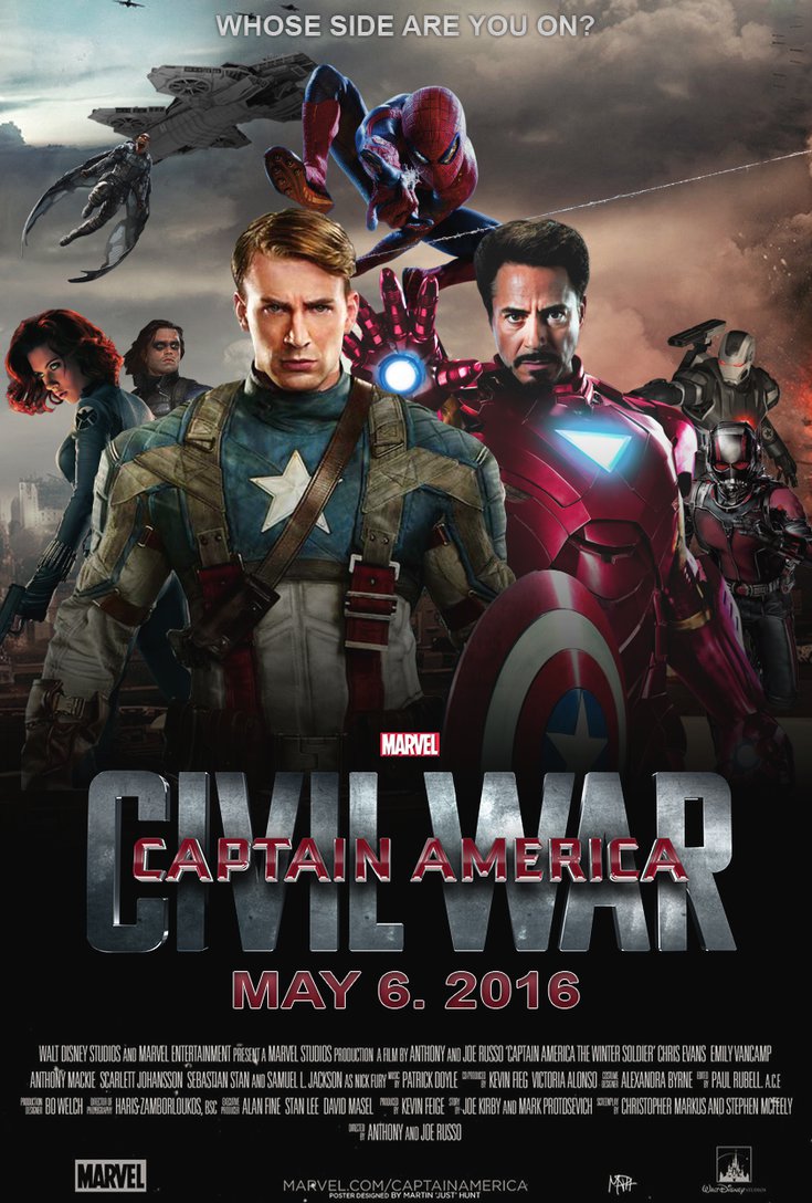 キャプテン アメリカ シビル ウォー Captain America Civil War 今日も晴れです