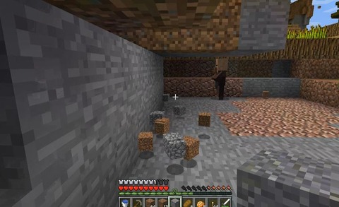 マイクラ開拓part９ 村の周りを整地する チャミーのマイクラぶろぐ