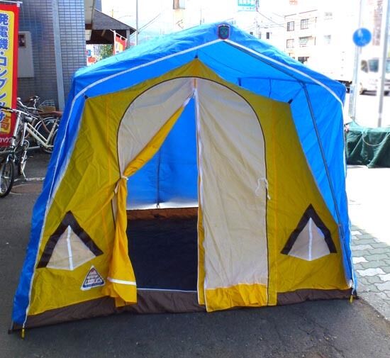 新品未使用 ツールームテント TR-206(L)ロッジ型 テント ポップ