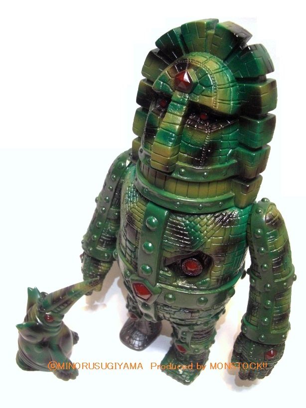 ソフビ　monstock Gモアイロボ　②　杉山実　ブルマァク　安楽安作 祝！MONSTOCK!!11周年情報第1弾！ 2018年3月3日より「伝説岩人