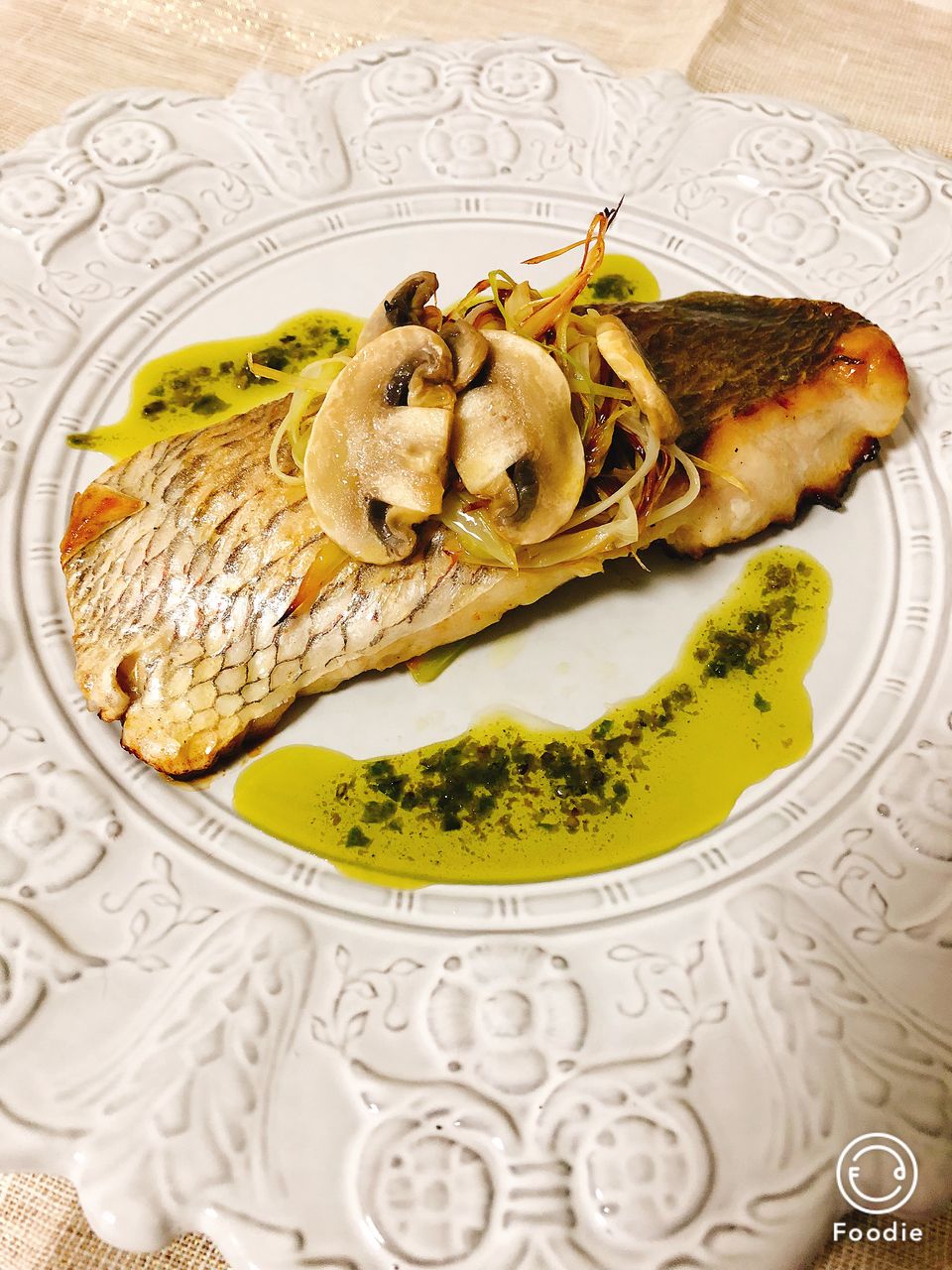 鯛のポワレ フランス料理奮闘記