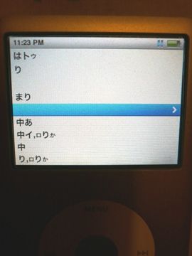 Half-broken iPod 10