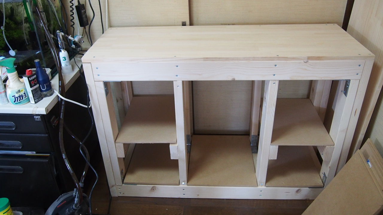 diy 水槽台をつくってみた アクアリウムでコーヒー休憩 diy 水槽台をつくってみた アクアリウムでコーヒー休憩
