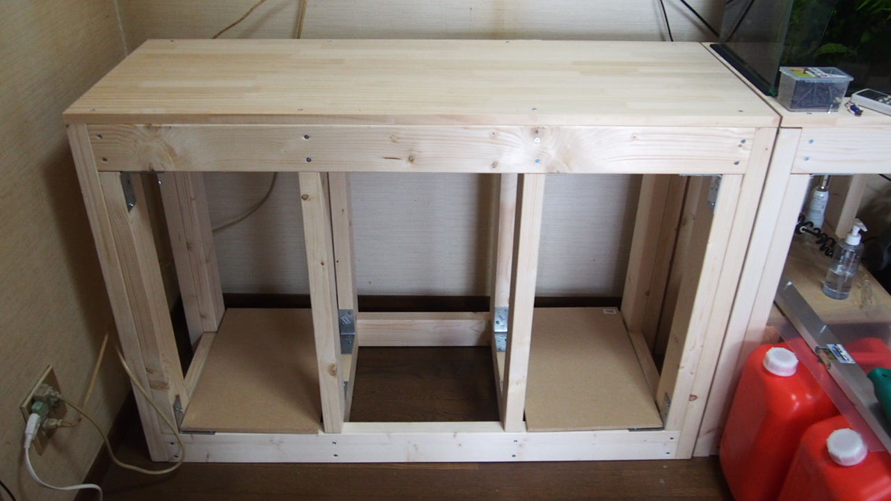diy 水槽台を作ってみた その2 アクアリウムでコーヒー休憩 diy 水槽台を作ってみた その2 アクアリウムでコーヒー休憩