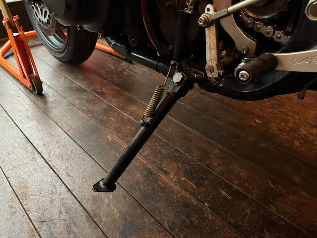 CB750F改日記 （サイドスタンド 笑） : レザークラフトと銀細工