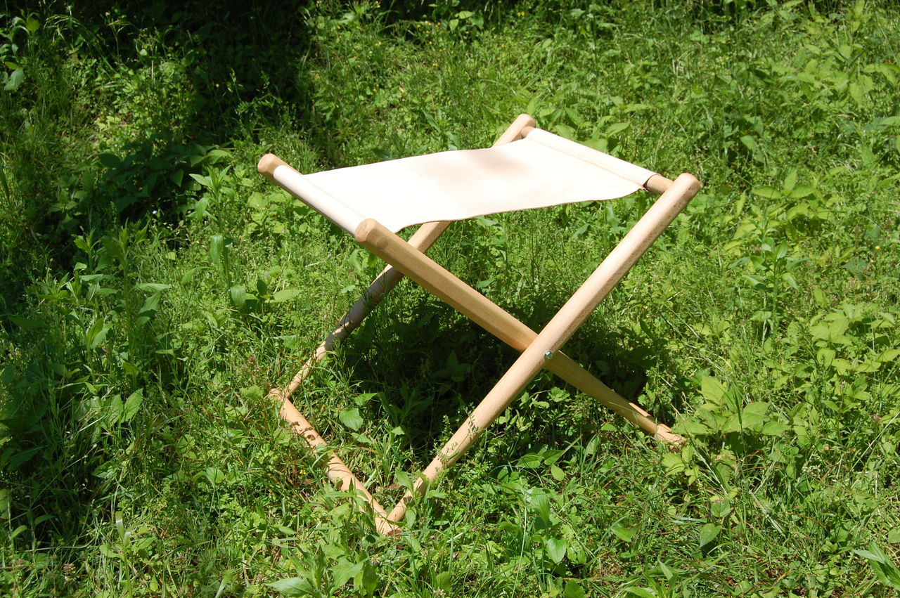 床几（折り畳み椅子）をお作りしました。 : 木工房 弓槻