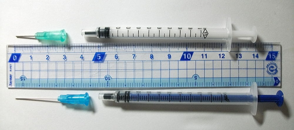 14G ロングニードル 注射器の針 3本セット 交換用 シリンジ プラスチック プリンター 補充インク用 実験など 替え 緑 高品質