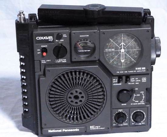 NATIONAL COUGER NO7 ジャイロアンテナ搭載 BCLラジオ