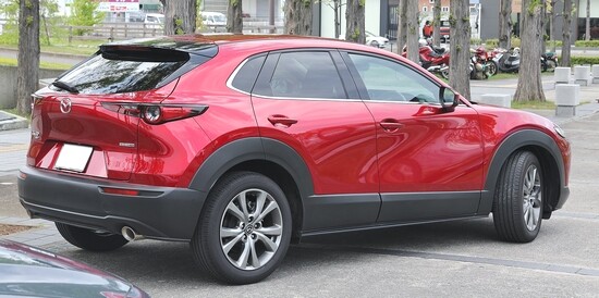Mazda_CX-30_X_rear