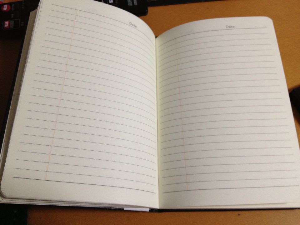 ダイソーのノート ただのきなこぱん