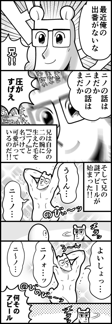 久々の兄