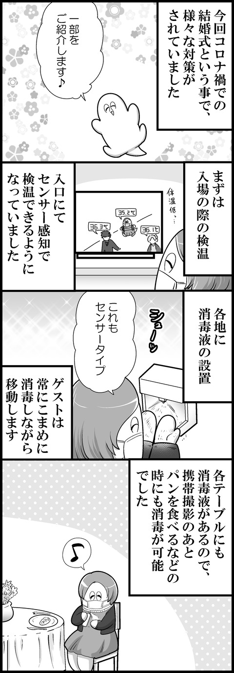 コロナ禍の結婚式
