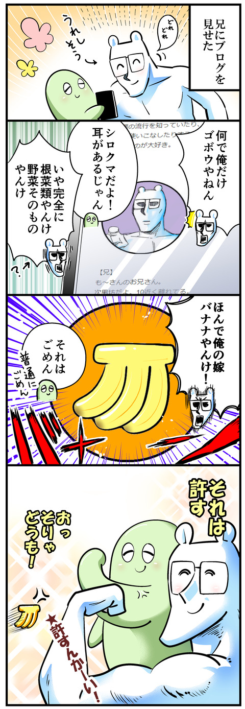 兄に見せたcolormini