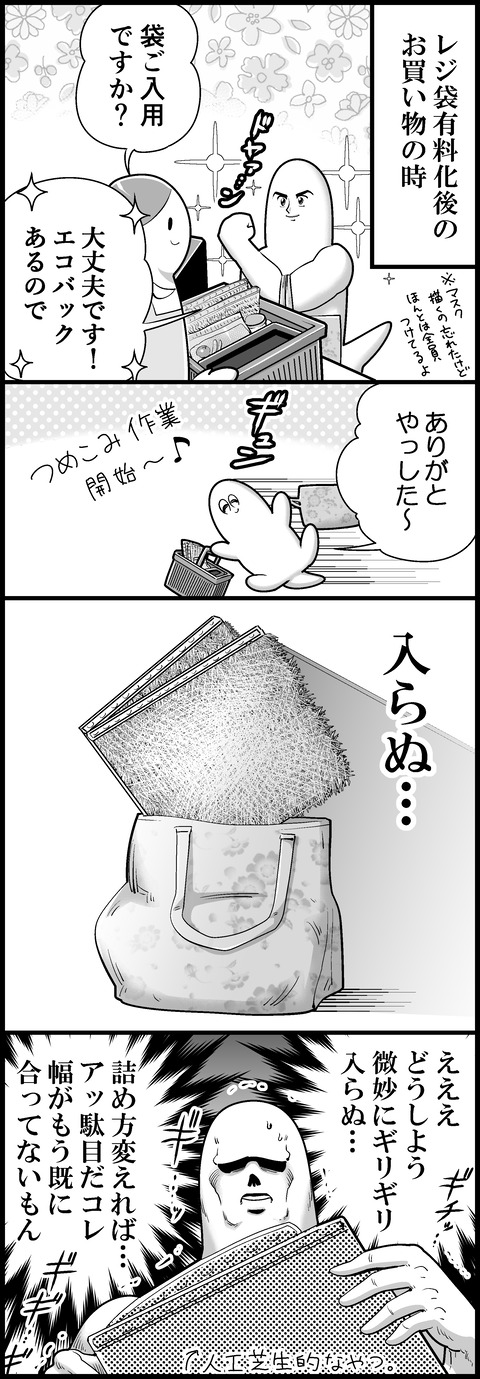 エコバッグが入らない